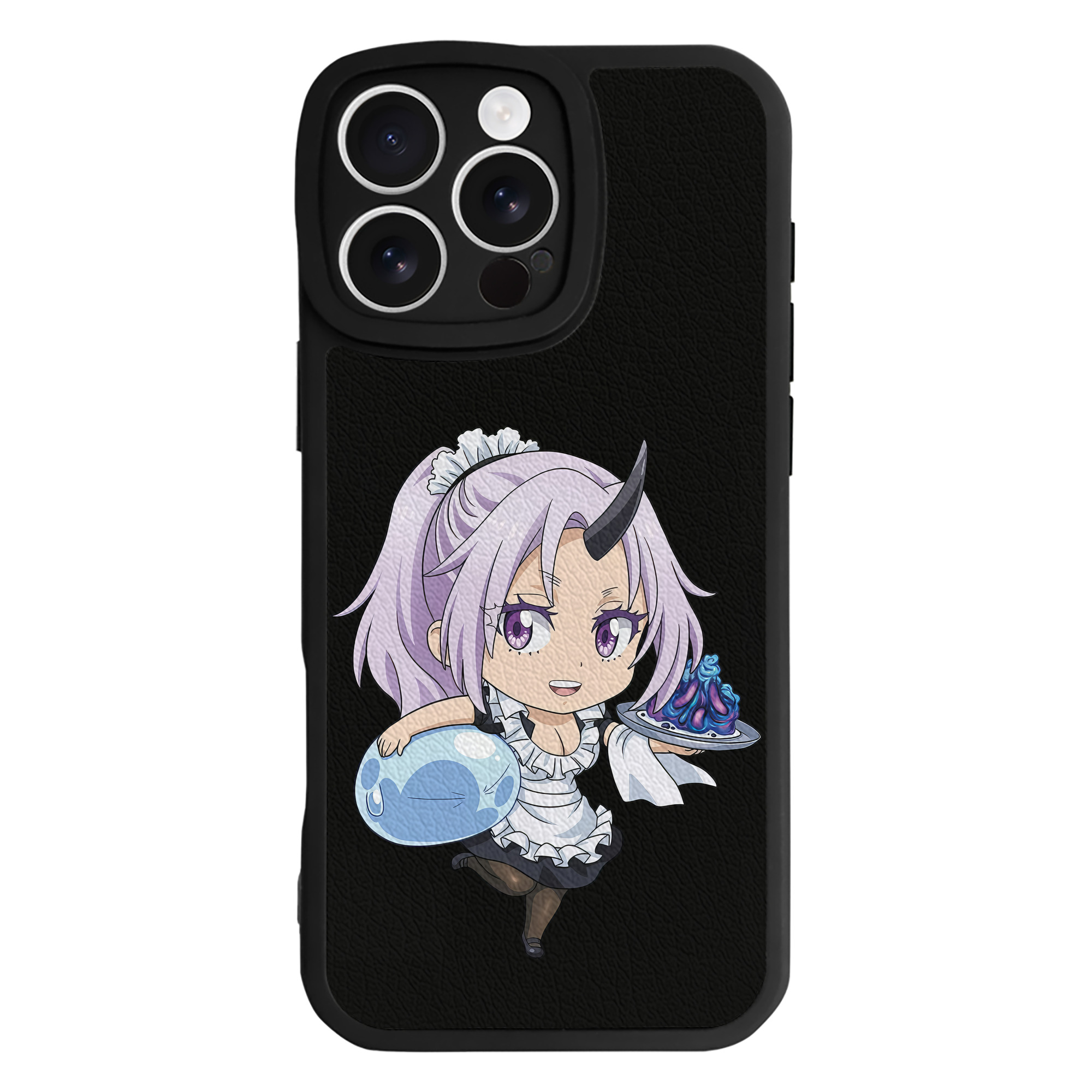 （画像用） 転スラ Regarding Reincarnated to Slime 【iPhone 16シリーズ対応】シリコンスマホケース（レザー調） 材質：シリコン
